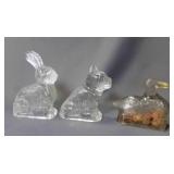 AVOR 4 Oz Glass Duck Candy Container w/Metal