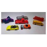 1985 Matchbox School Bus Die Cast - 2 Hot Wheels