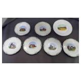 7 Souvenir Plates of Enid, OK