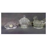 Waterford Crystal Sunburst Small Desk Clock, Glass
