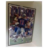 Drew Bledsoe New England Patriot #11 1993 Framed