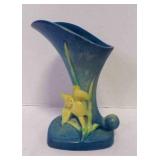 Roseville Zephyr Lily Cornucopia Vase