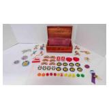Lane Miniature Cedar Chest W/Variety of Magnets