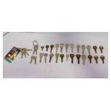 11 GM Keys, 5 Master Keys, 13 Other Keys