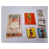 Adult ONLY Pin Up Girls Match Books & Advertising
