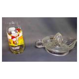 Hazel Atlas Clear Depression Glass Juice Reamer