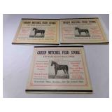 3 1949 Farm Accounting Weather Casting Info,