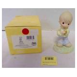 Precious Moments Figurine Wait Patiently On The