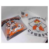 Oklahoma State University Drinking Glass, ORANGE
