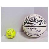 Rawlings Basketball Autographed By Members of