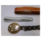 Corley Leather Goods Tooled Western Belt 28-32