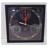 Sunbeam Wall Clock w Humidity, Barometer