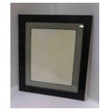 28" X 24" Black Picture Frame w/Gray Matting,
