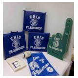 Enid High Plainsmen 3 Stadium Seats, Large Foam