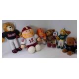 6 Sports Plush Fanimals - Good Stuff - Football
