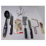 Plastic Serving Spoon - Spatula - 2 Can Openers -