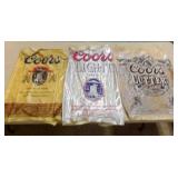 3 1994 Coors Brewing Co. Satin-like Coors Banners