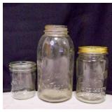 Presto, Kerr, Drey Clear Mason Jars
