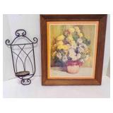 Wall-Mounted Metal Candle Holder Hanging