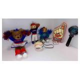 4 Plush Sports Fans, Baltimore Orioles Plush