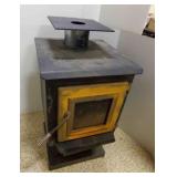 HEAVY Metal Wood Burning Stove - Bring Help