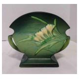 Roseville Pottery Green Freesia Pillow Vase