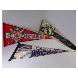 3 Pennants 11ï¿½" X 30" - Boston Red Sox -