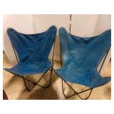 (2) Lafuma Pop Up XL Chairs - Folding Lounge Chair