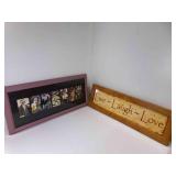2 Wall Hangers - "Friends" - Live ~ Laugh ~ Love