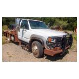 2000 GMC 2500 HD w/ Flat Bed Dually