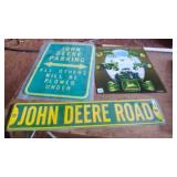 3 - John Deere Metal Signs
