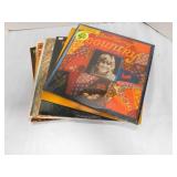 9 Vintage record albums (33