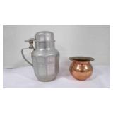 Vintage Viko aluminum syrup or creamer pitcher