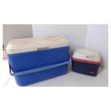 Coleman, Rubbermaid coolers -both need cleaning
