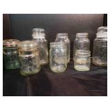 Vintage Planter Peanut jars; Atlas E-Z jar; Drey