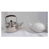 Porcelain Teapot, Stainless Steel Teapot