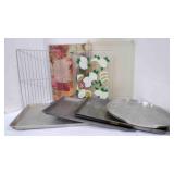 Cutting boards; oven rack, baking sheets