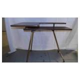 mid century folding sewing machine table