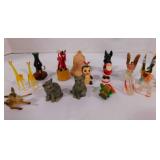 miniature figurines - mostly animals