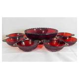 Anchor Hocking Royal Ruby Serving Bowl