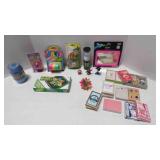 toy lot- Magnetic Chinese Checkers; monkeys