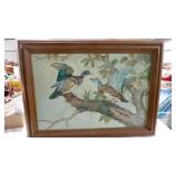 43ï¿½ x 31ï¿½ painting on canvas framed by Basil Ede?