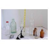 Vintage glass bottle lot-Listerine Lambert Co
