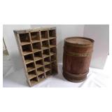 7-UP wood crate bottle holder; ZTA Smorgasbordï¿½.