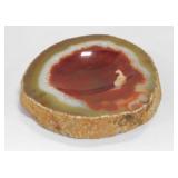 Agate Geode/quartz Brazilian Ashtray