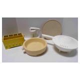 vintage Strainer; Presto hot topper microwave