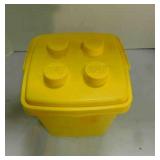 Lego Duplo box w/Legos inside