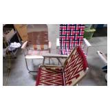 3 Vintage lawn chairs