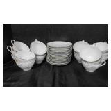 Gold Standard Genuine Porcelain cups/saucers