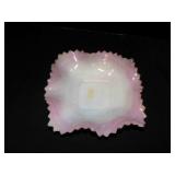 Vintage Indiana diamond/ruffled edge bowl